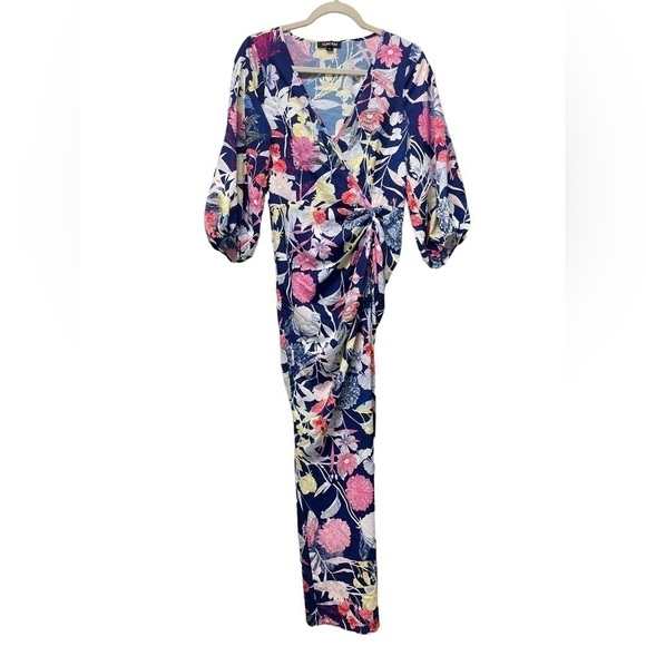 Yumi Kim Floral Maxi Ruched Dress - Picture 7 of 8